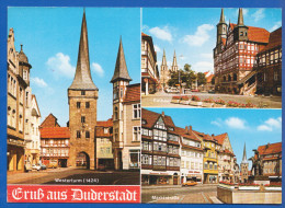 Deutschland; Duderstadt; Multibildkarte Mit Marktstrasse - Duderstadt