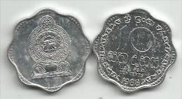 Sri Lanka 10 Cents 1988. - Sri Lanka