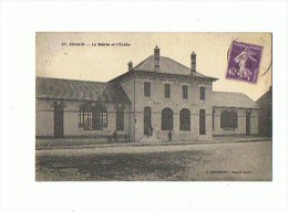 CPA 51 SOUAIN La Mairie Et L'ecole - Souain-Perthes-lès-Hurlus