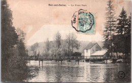 10 BAR SUR SEINE - Une Vue Du Pont Vert. - Bar-sur-Seine