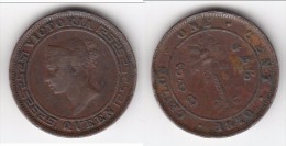 **** CEYLON - SRI-LANKA - 1 CENT 1870 - ONE CENT 1870 VICTORIA QUEEN **** EN ACHAT IMMEDIAT !!! - Sri Lanka