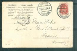 Comte Tolstoî- Affranchie En 1903 Timbres Oblitéré "cachet A Date  Bapwaba ( Varsovie ) - Lm19814 - Cartas & Documentos