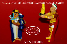 Collection Astérix (lot De 2 Figurines - César Et Cléopâtre ) 50ème Anniversaire * - Otros & Sin Clasificación