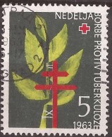 1963  ROT KREUZ  TUBERKULOSE  JUGOSLAVIJA JUGOSLAWIEN  GEGEN TUBERKULOSE SELTEN  USED - Plantas Medicinales