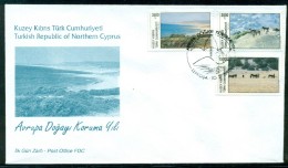AC - NORTHERN CYPRUS FDC - EUROPEAN NATURE CONSERVATION YEAR LEFKOSA 10 FEBRUARY 1995 - Covers & Documents