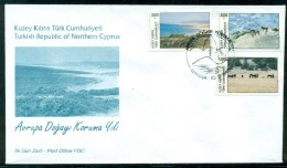 AC - NORTHERN CYPRUS FDC - EUROPEAN NATURE CONSERVATION YEAR LEFKOSA 10 FEBRUARY 1995 - Brieven En Documenten