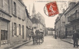 CHENERAILLES GRANDE RUE 1915 - Chenerailles