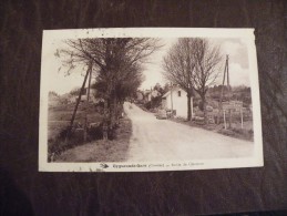 A300. CPA .19. EYGURANDE-GARE. Route De Clermont. Rare Beau Plan Animé . Ecrite & Voyagée - Eygurande