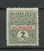 UNGARN HUNGARY 1916 Michel 180 * - Unused Stamps