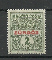 UNGARN HUNGARY 1916 Michel 180 * - Neufs