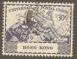 HONG KONG  Scott  # 182 VF USED - Oblitérés