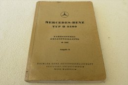 Mercedes-Benz Typ O 3500 Fahrgestell-Ersatzteilliste O 312 Ausgabe B Von 1951 - Techniek