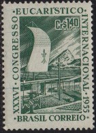 PIA - BRASILE - 1955 : 36° Congresso Eucaristico Di Rio De Janeiro - (Yv  607) - Unused Stamps