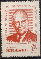 PIA - BRASILE - 1960 : Visita Del Presidente Eisenhower - (Yv  PA  81) - Luchtpost