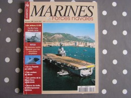 MARINES ET FORCES NAVALES N° 70 Histoire Marine Bateau Sous Marins Porte Avions Marin Mer Navire Guerre - Schiffe