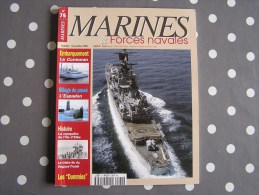 MARINES ET FORCES NAVALES N° 75 Histoire Marine Boat Bateau Sous Marins Porte Avions Marin Mer Navire Guerre Iran Irak - Boats