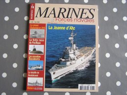 MARINES ET FORCES NAVALES N° 78 Histoire Marine Boat Bateau Sous Marins Premiers Porte Avions Marin Mer Navire Guerre - Boten