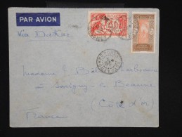 FRANCE - DAHOMEY - Enveloppe De Porto Novo Pour La France En 1938 Avec Propagande Au Dos Pour La P.A. à Voir - Lot P9092 - Brieven En Documenten