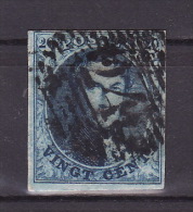 BELGIUM 1858. Mi 8 I, P 24  BRUXELLES, USED - 1851-1857 Médaillons (6/8)