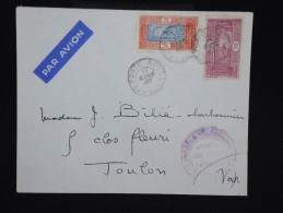 FRANCE - DAHOMEY - Enveloppe De Porto Novo Pour¨Toulon En 1940 - Cachet " Controle Télégraphique" - à Voir - Lot P9098 - Briefe U. Dokumente