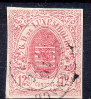 LUXEMBOURG: MiNr 7 Gestempelt, Sehr Schön - 1859-1880 Coat Of Arms