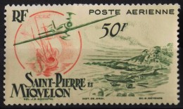 St-PIERRE Et MIQUELON - POSTE AERIENNE 1947 - Le N° 18 -  NEUF* - Unused Stamps