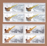 AC - THE SULTAN'S BOATS MNH BLOCK OF FOUR STAMP TURKEY 29 NOVEMBER 2011 - Neufs