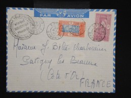 FRANCE - DAHOMEY - Enveloppe De Cotonou Pour Savigny Les Beaune En 1940 Avec Controle Télégraphique - à Voir - Lot P9118 - Briefe U. Dokumente