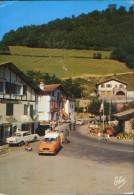 France - Carte Postale Circulee En 1971 - Arneguy - La Frontiere Franco-Espagnole Avec Les Bureaux De Douane  -  2/scans - Arnéguy