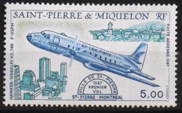 St-PIERRE Et MIQUELON - POSTE AERIENNE 1987 - Le N° 64 -  NEUF** - Unused Stamps
