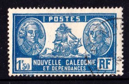 New Caledonia 1928 1f.50 Blue - La Perouse, De Bouganville & L'Astrolabe Used  SG 168 - Used Stamps