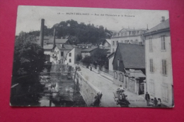 Cp Montbeliard Rue Des Huissiers Et La Brasserie - Montbéliard