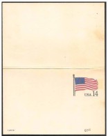 Stati Uniti/United States/États-Unis: Intero, Stationery, Entier, Bandiera, Flag, Drapeau - Covers