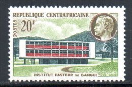 CENTRAFRICAINE. N°13 De 1961. Institut Pasteur. - Louis Pasteur