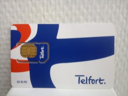 Gsm Card Netherlands Telfort (Mint,Neuve) 2 Scans Rare ! - [3] Sim Cards, Prepaid & Refills