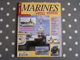 MARINES ET FORCES NAVALES N° 81 Histoire Marine Bateau Sous Marins Premiers Porte Avions Marin Navire Guerre - Schiffe