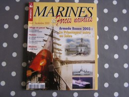 MARINES ET FORCES NAVALES N° 86 Histoire Marine Cuirassés Bateau Sous Marins Porte Avions Marin Navire Guerre - Boats