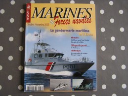 MARINES ET FORCES NAVALES N° 87 Histoire Marine Gendarmerie Maritime Bateau Sous Marins Porte Avions Marin Navire Guerre - Barche