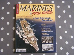 MARINES ET FORCES NAVALES N° 88 Histoire Marine Frégate Bateau Sous Marins Porte Avions Marin Navire Guerre - Boats