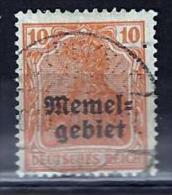 Memel .Stamp-Germany-1905-20-overloaded. No 14. 0b. - Usados