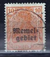 Memel .Stamp-Germany-1905-20-overloaded. No 14. 0b. - Oblitérés