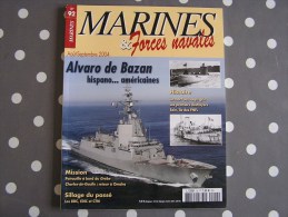 MARINES ET FORCES NAVALES N° 92 Histoire Marine U Boote Destroyers Bateau Sous Marins Porte Avions Marin Navire Guerre - Boats