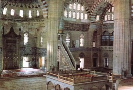 Turkey - Edirne - Selimiye Camii Mosque Interior - Islam