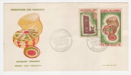 ARCHIPEL COMORES - FDC Artisanat Comorien - 27.12.1963 - COMOROS - KOMOREN - Covers & Documents