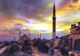 Turkey - Istanbul - Hagia Sophia And The Blue Mosque - Mailed 1968 - Islam