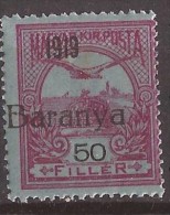 1919  12-14   BARANYA  UNGARN SERBIA JUGOSLAVIJA OVERPRINT  INTERESSANT  - TYP II NEVER HINGED - Baranya