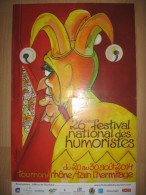 Affiche PICHON Festival National Des Humoristes Tournon Sur Rhône 2014 - Affiches & Posters