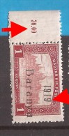 1919  18-34   BARANYA  UNGARN SERBIA JUGOSLAVIJA OVERPRINT  INTERESSANT  - TYP II NEVER HINGED - Baranya