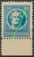 SBZ Thüringen Freimarke Mit Plattenfehler 98 AY Z1 III Postfrisch - Mint