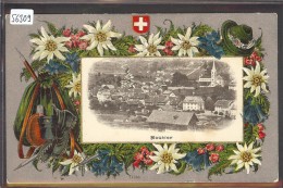 MOUTIER - CARTE EN RELIEF - PRÄGE KARTE - TB - Moutier